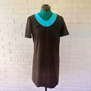 Vintage 70s handmade polyester mini dress